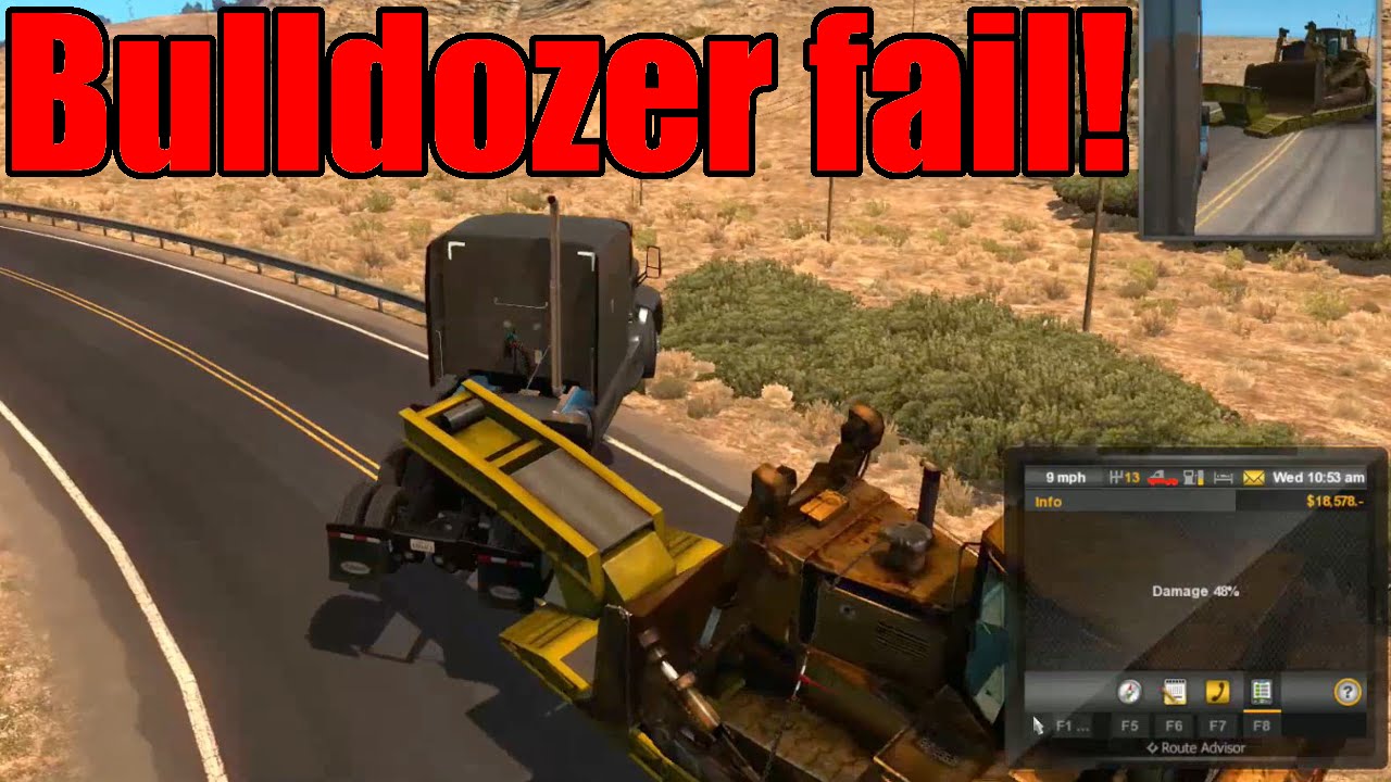 American Truck Simulator - Bulldozer Mission