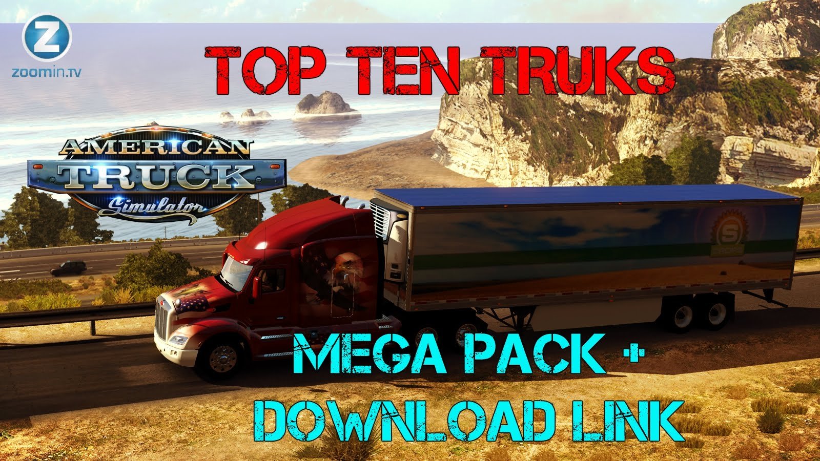 TOP 10 Trucks "MEGA PACK" for American Truck Simulator