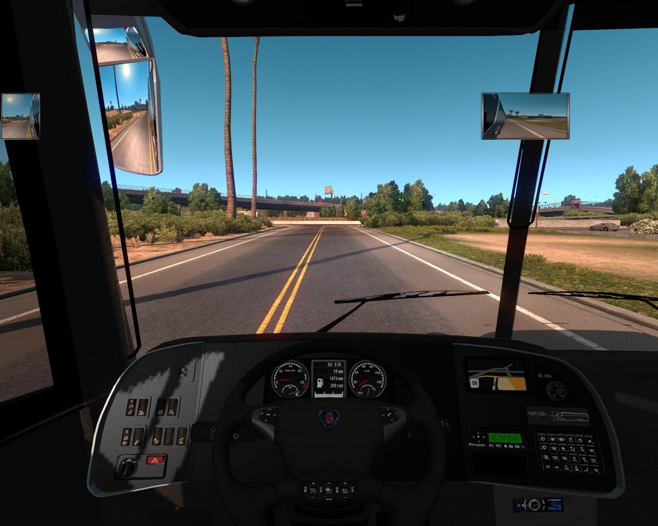 Marcopolo G7 1600LD + Skins + Passengers v1.0 for ATS