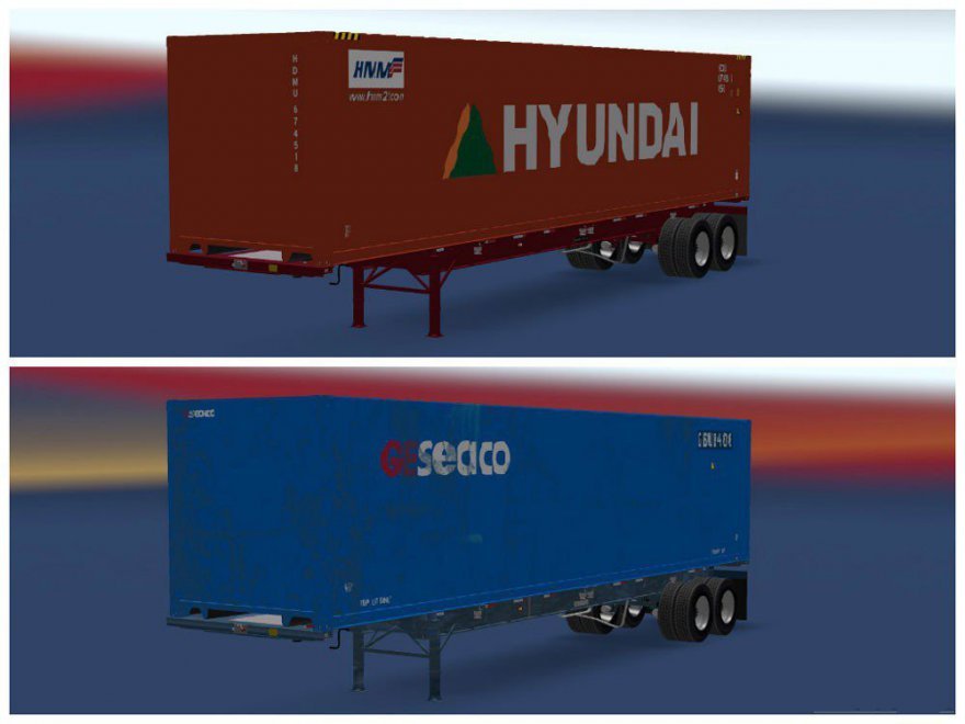 SkinPack Trailer Container 40ft