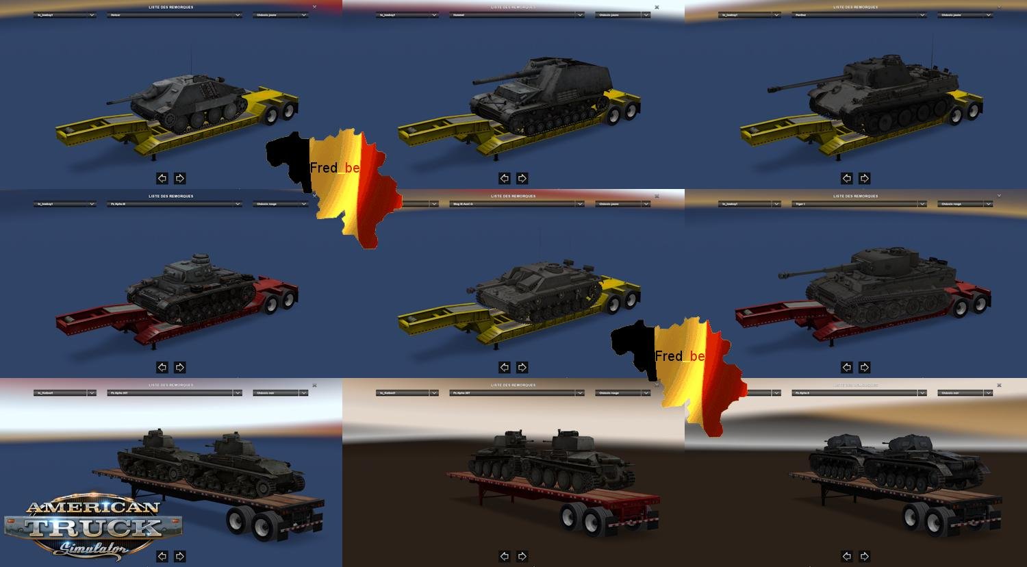 Trailers from game “World Of Tanks”