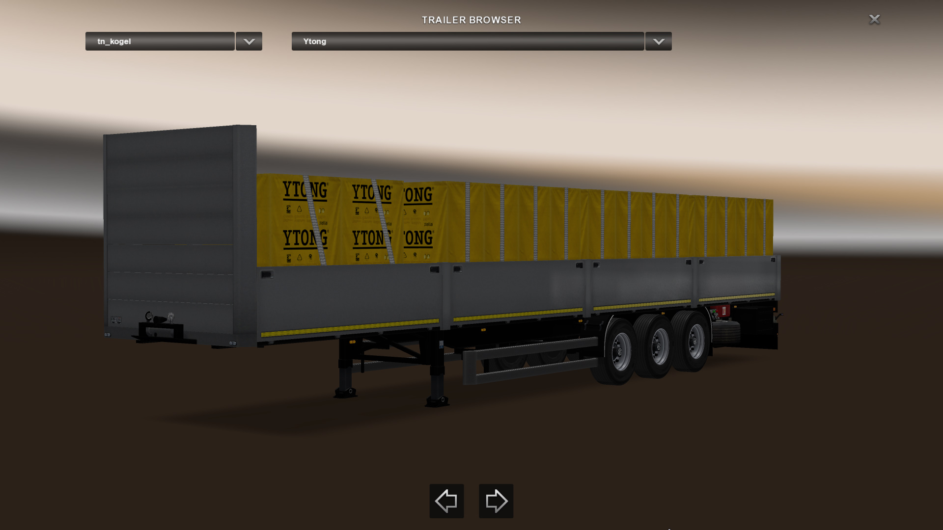 Koegel Flatbed Pack Trailers v1.0 for ATS