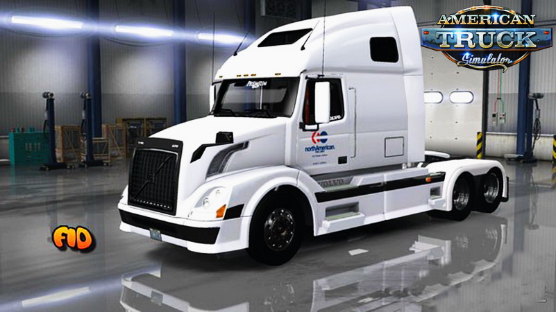 North American Van Lines Skin for Volvo VNL by Fidiuss