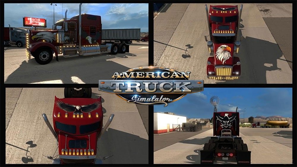 Eagle Skin for Kenworth W900 Truck