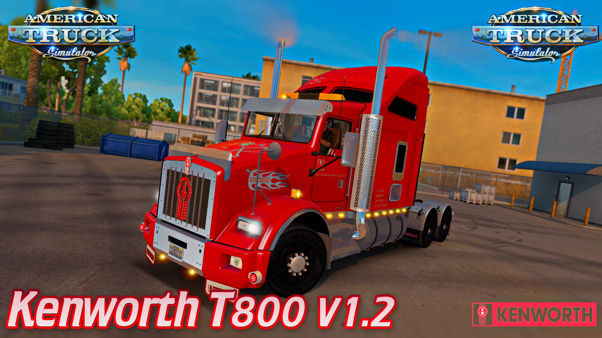 Kenworth T800 + Interior v1.0 (v1.2.x)