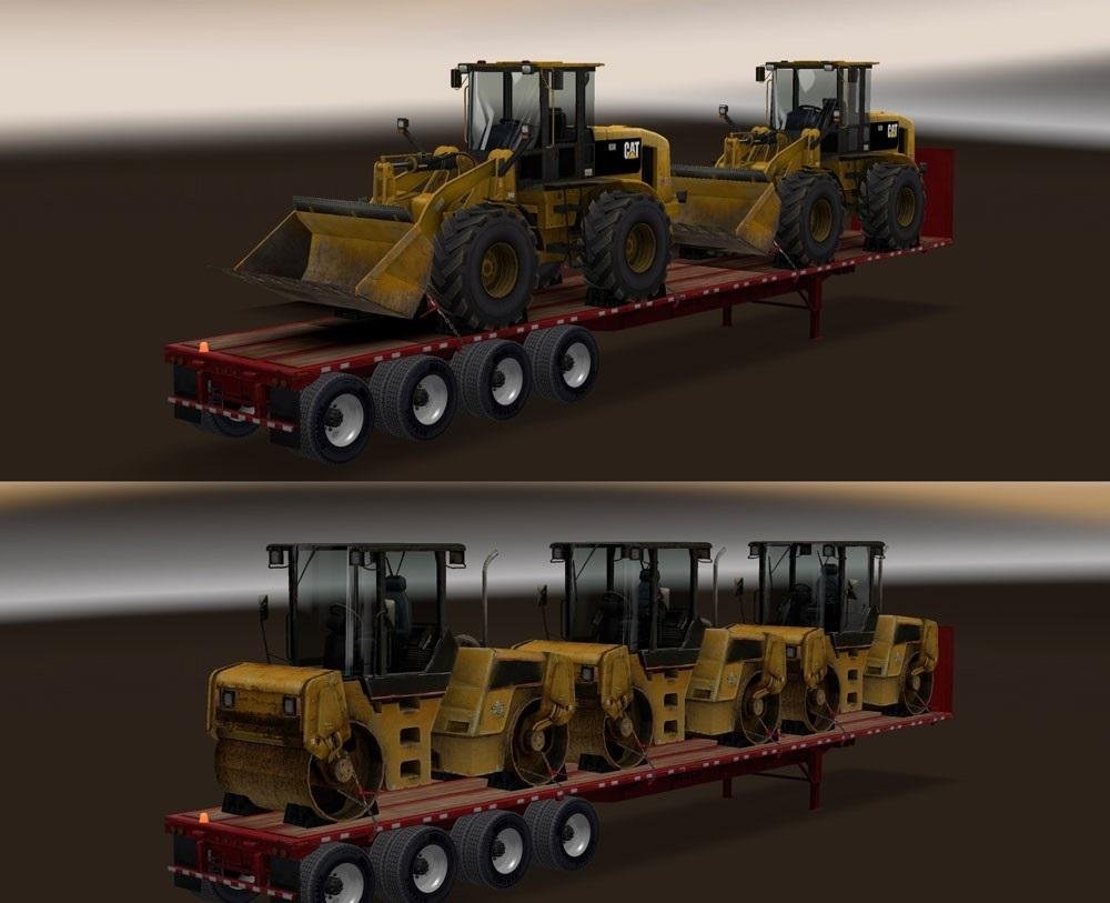 ATS Long Flatbed Machinery Pack v1.0