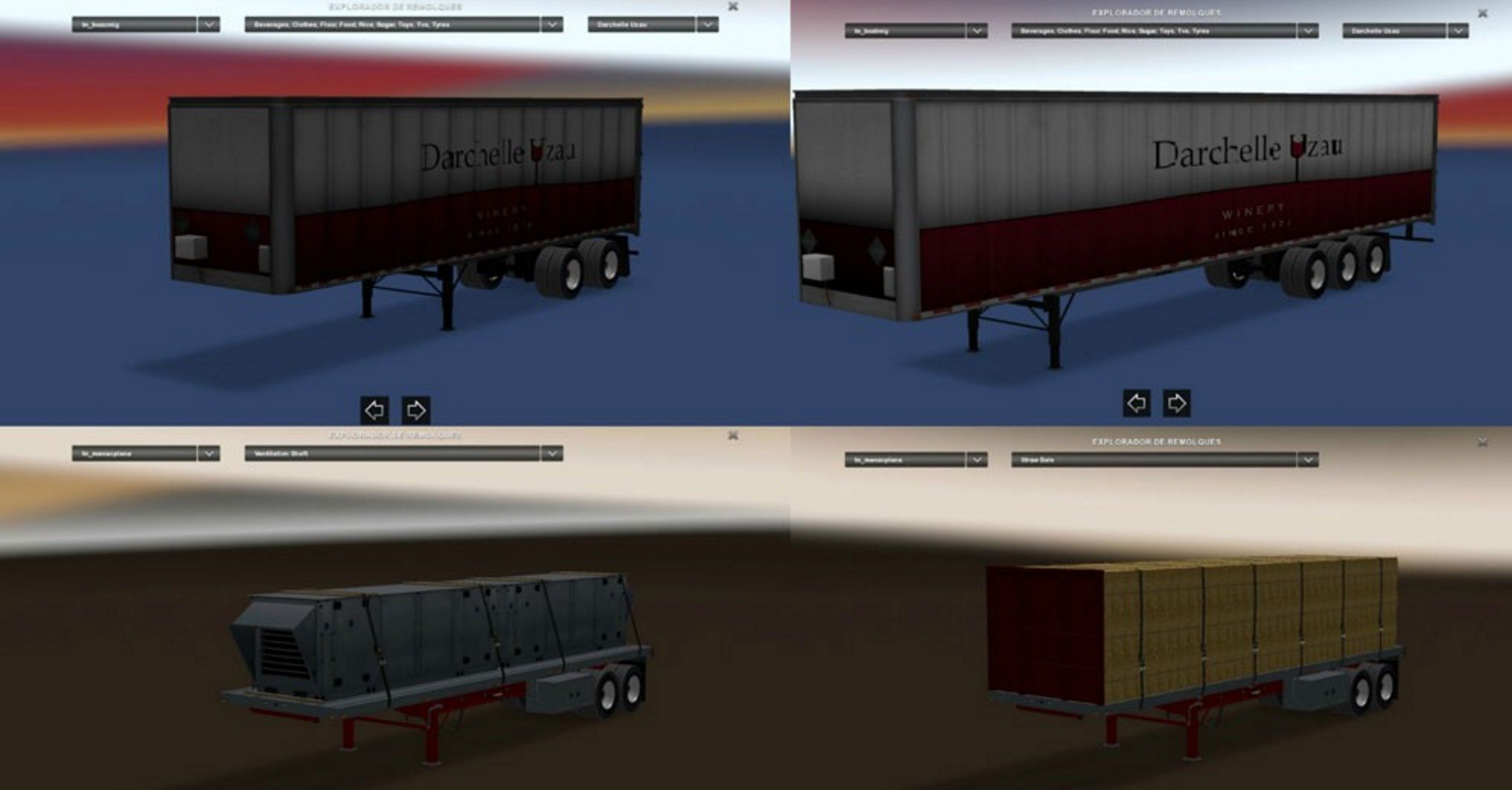 Trailers Pack v 1.1 for ATS