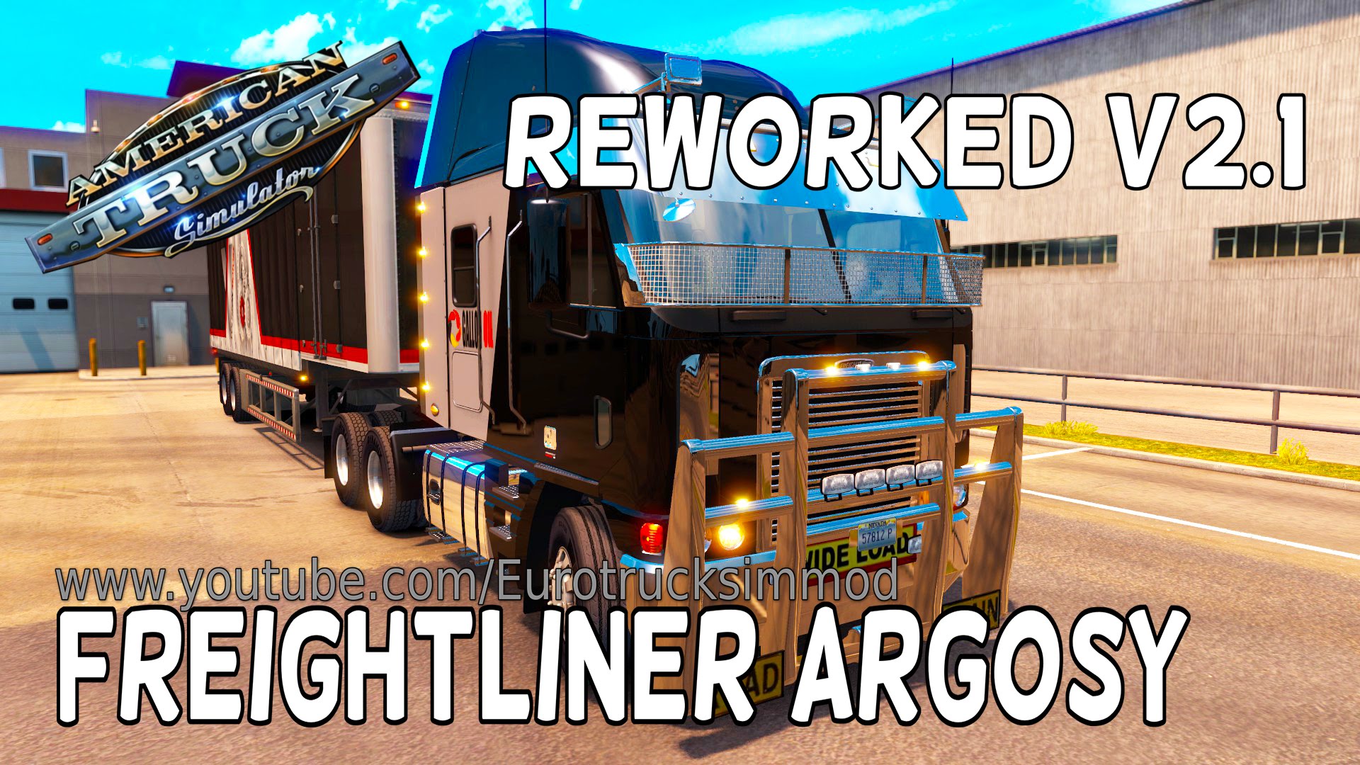 ATS Freightliner Argosy Reworked v 2.1