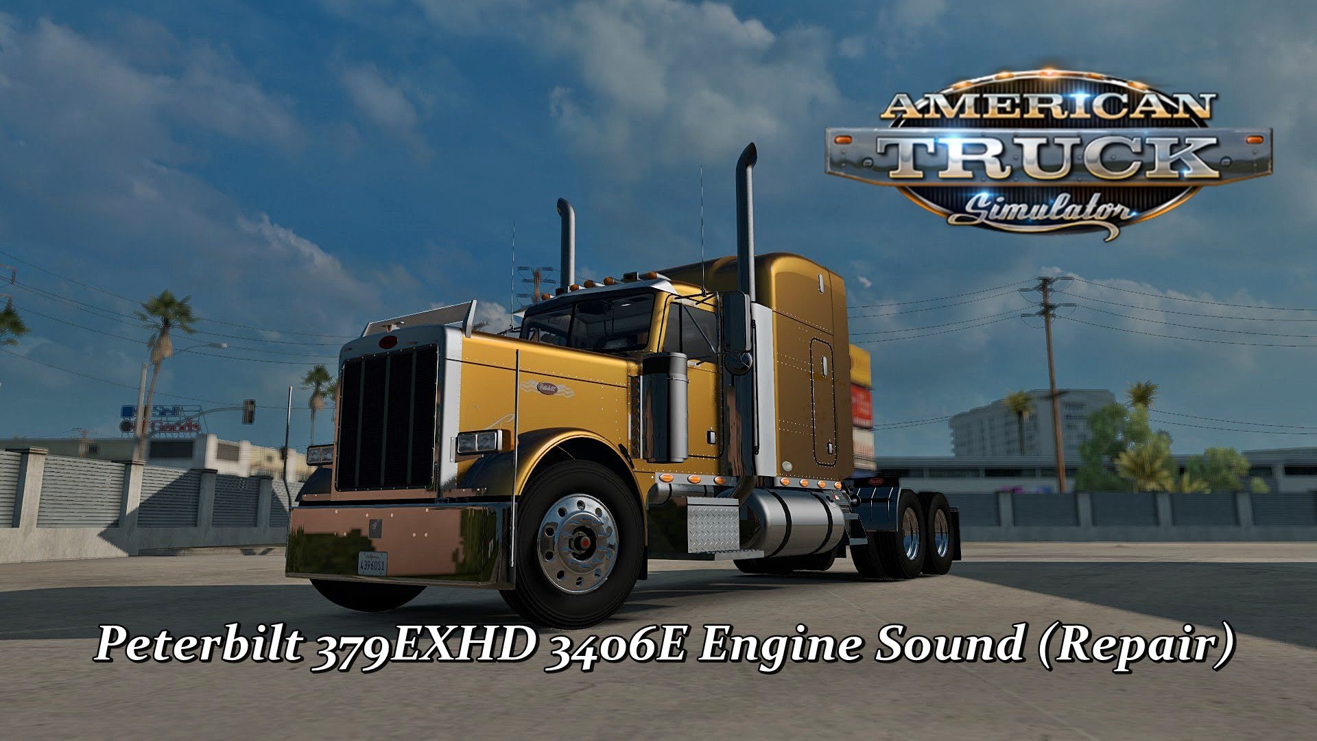 ATS Peterbilt 379 EXHD 3406E Engine sound