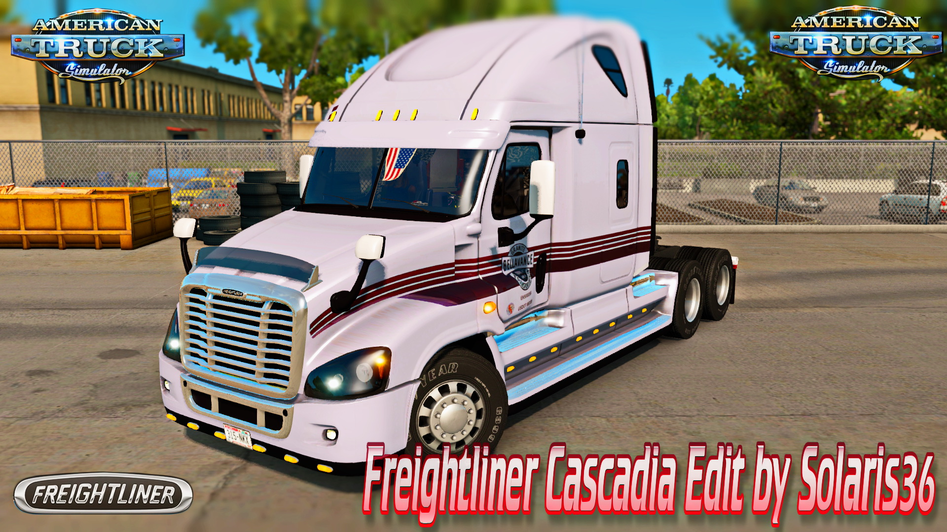 Freightliner Cascadia Edit by Solaris36 for ATS (American Truck Simulator)