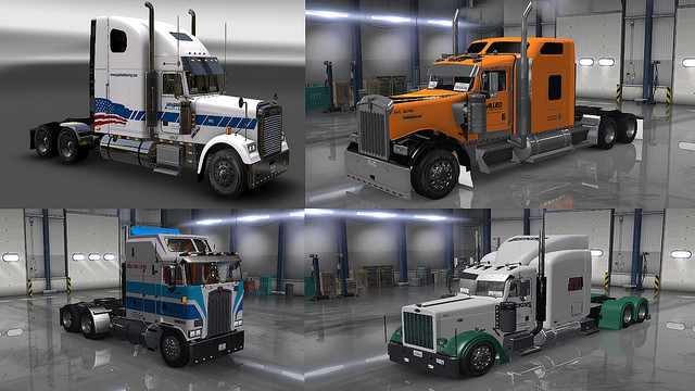 Long Distance Movers Truck Skins Pack v1.0 by Hounddog
