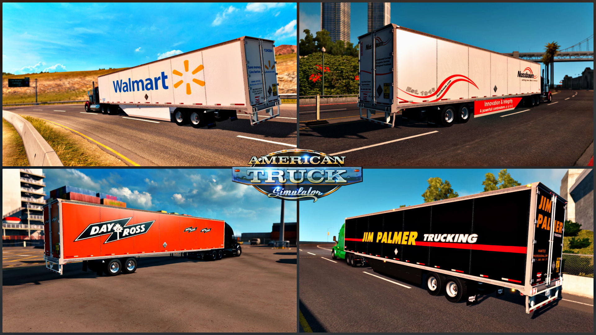 Ttrailers Wabash Duraplate Dryvan + Skins v1.0