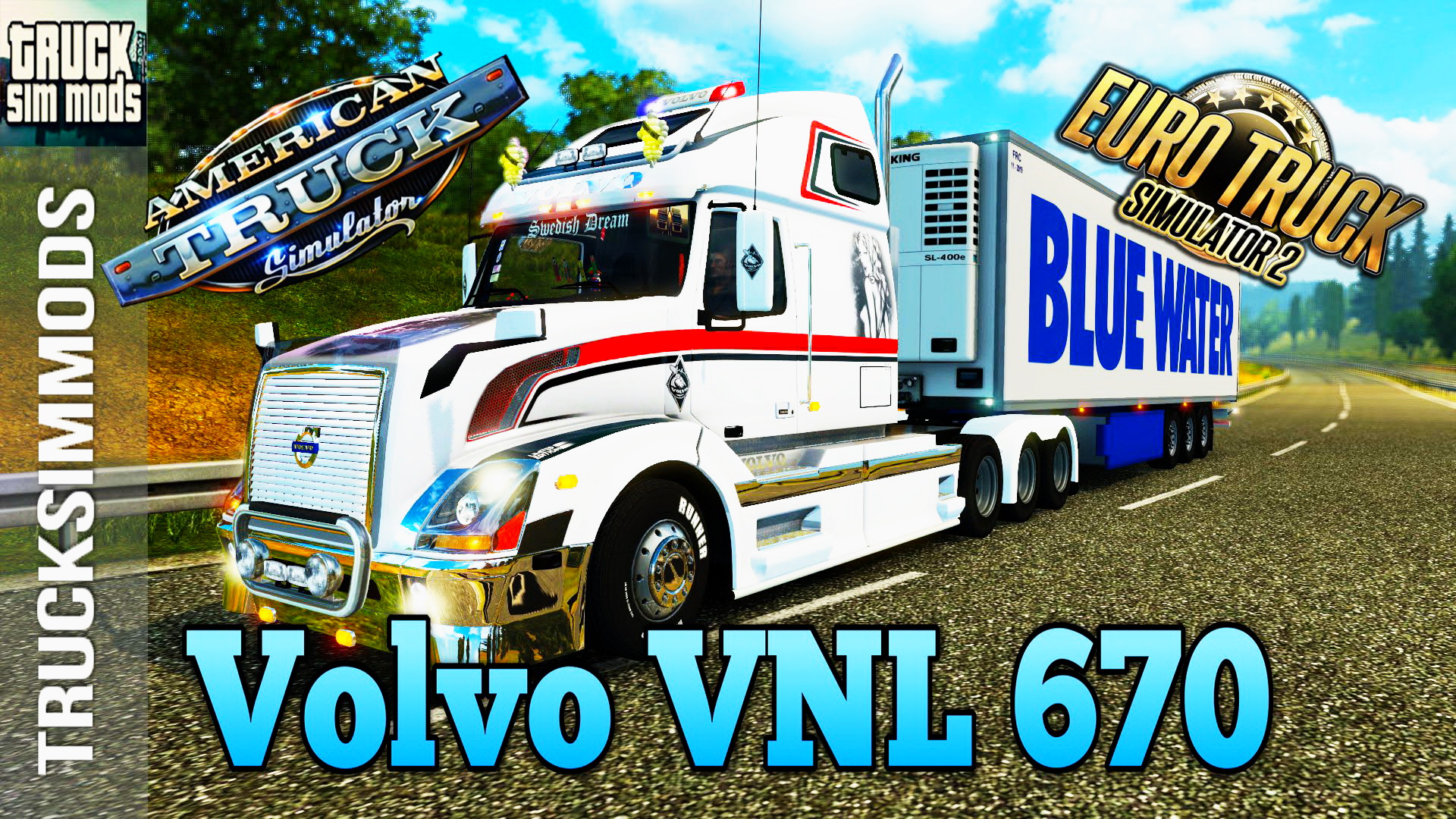 Volvo VNL 670 + Interior v1.5 (v1.4.x) for ATS