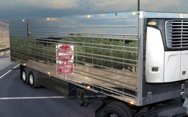 Chrome Trailer Skin v1.1 by Piva