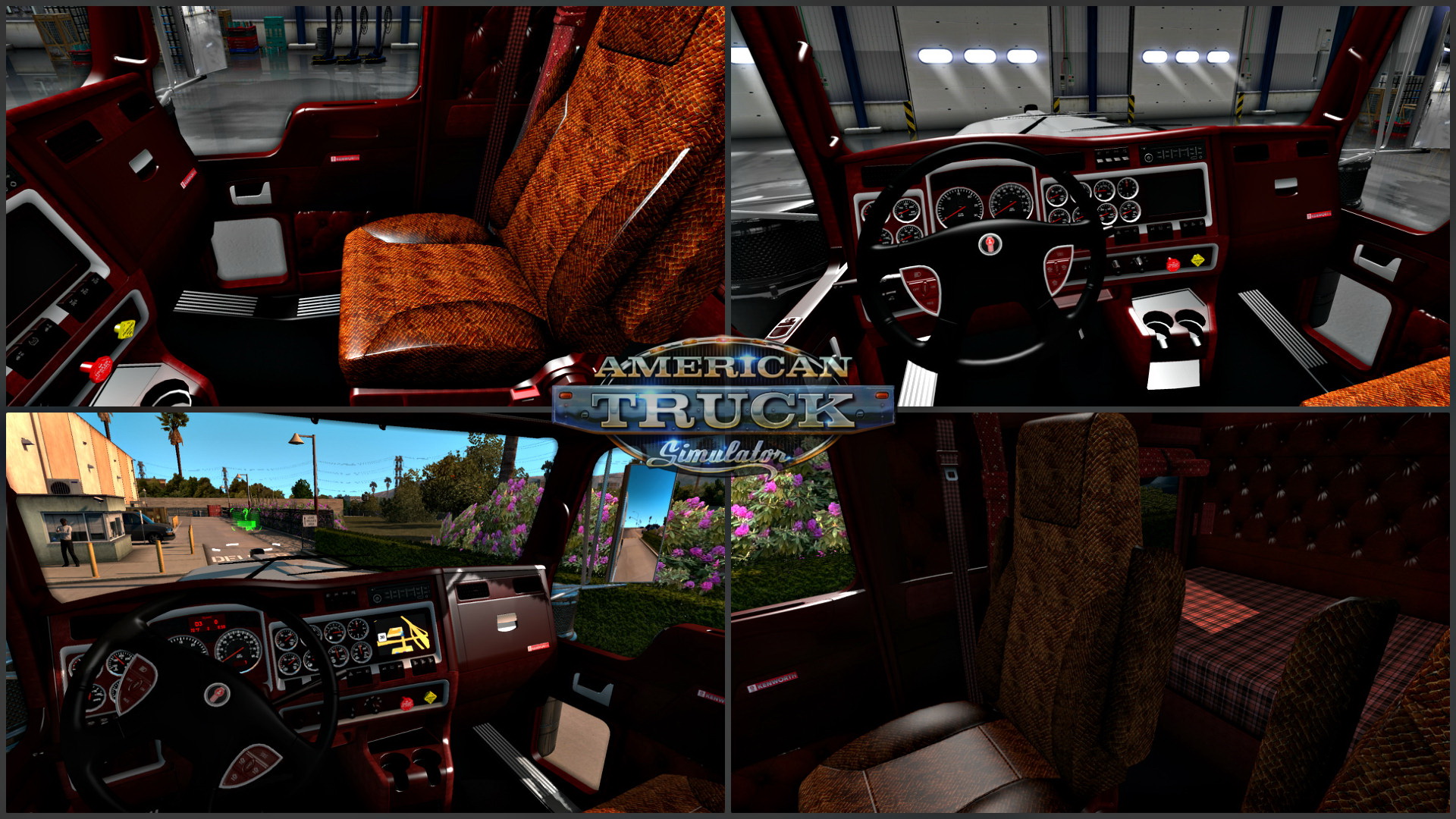 Edit Interior for Kenworth W900 v1.1 by Piva