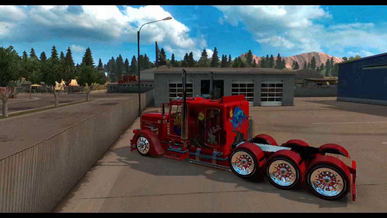 Arizona USA Red Skin for Peterbilt 389 v1.0 by TDS