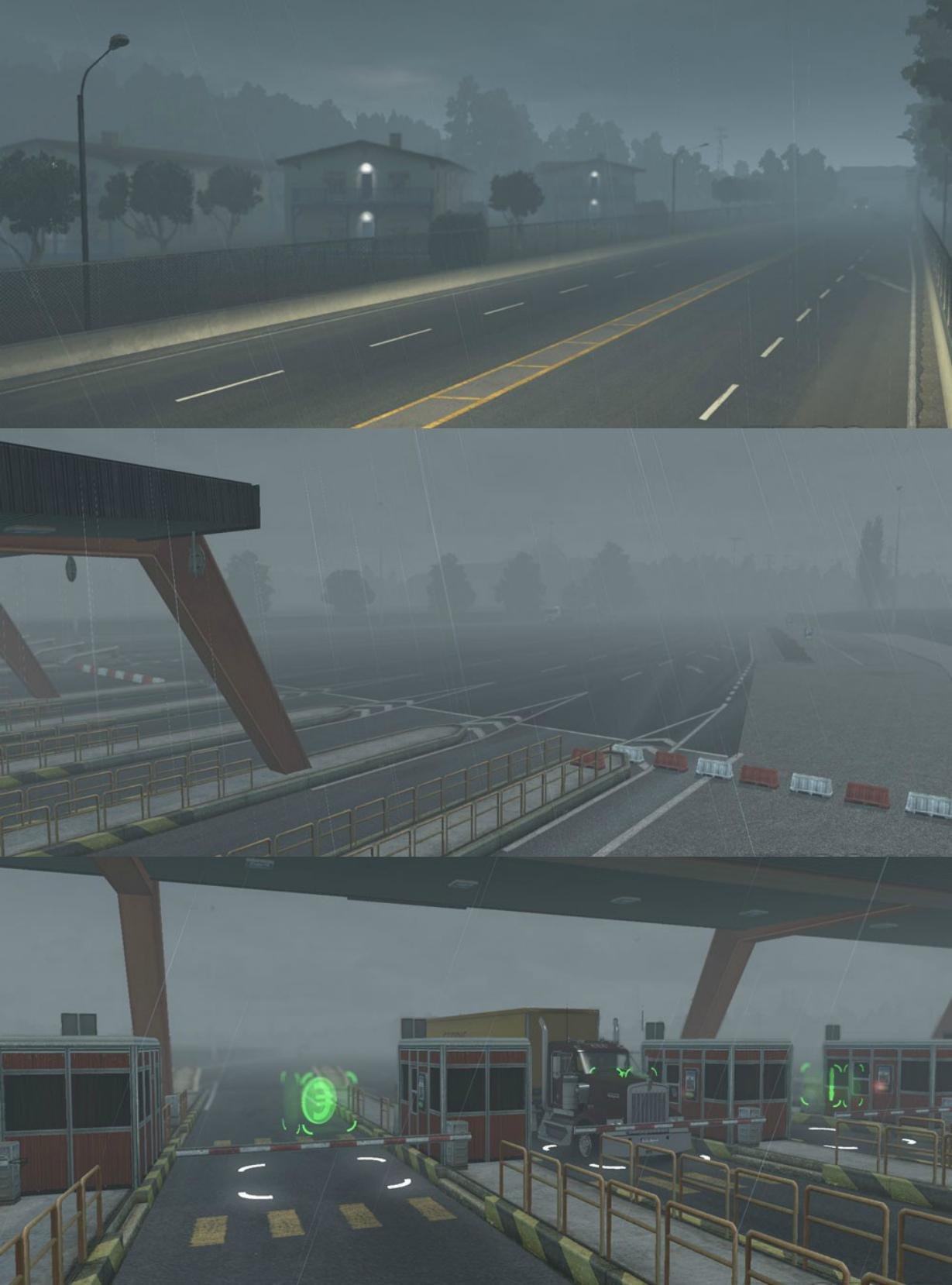 3D Rain and Fog Mod v1.1 (Update) for ATS