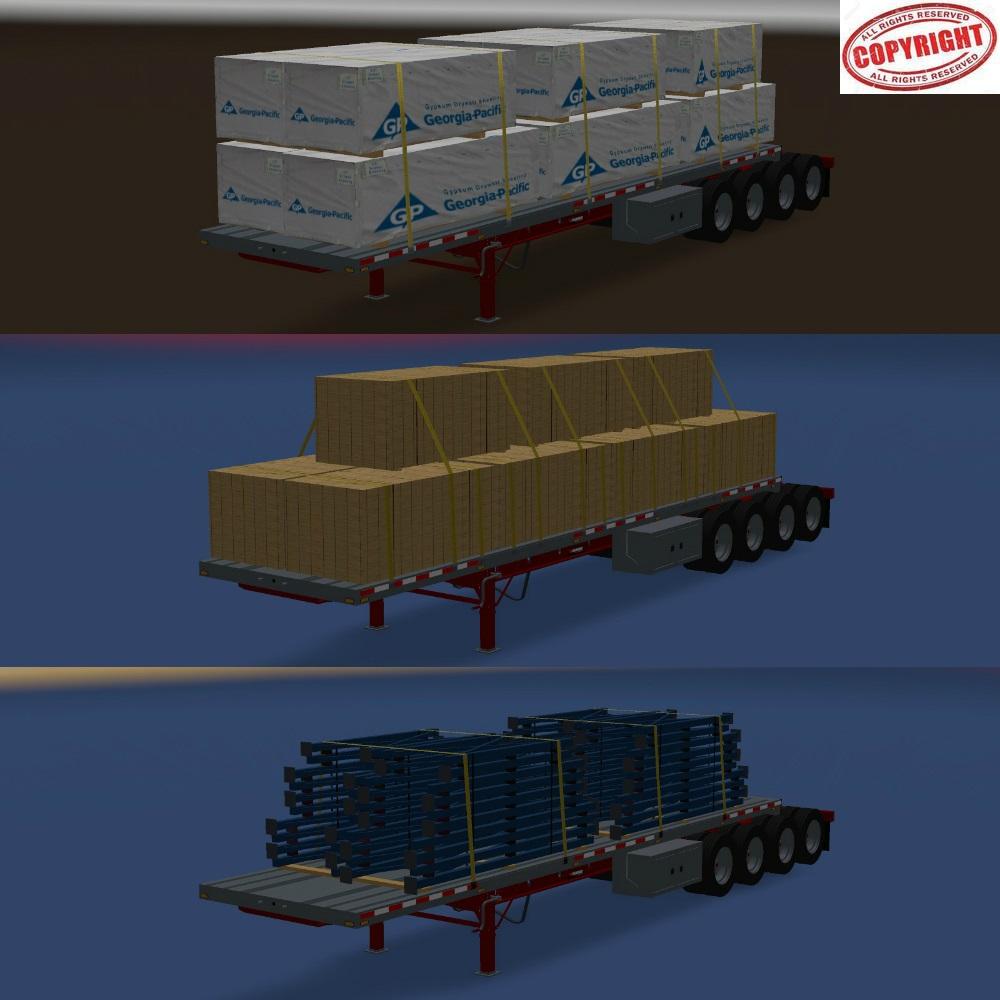 Trailer Manac 4 axles v1.0 for ATS