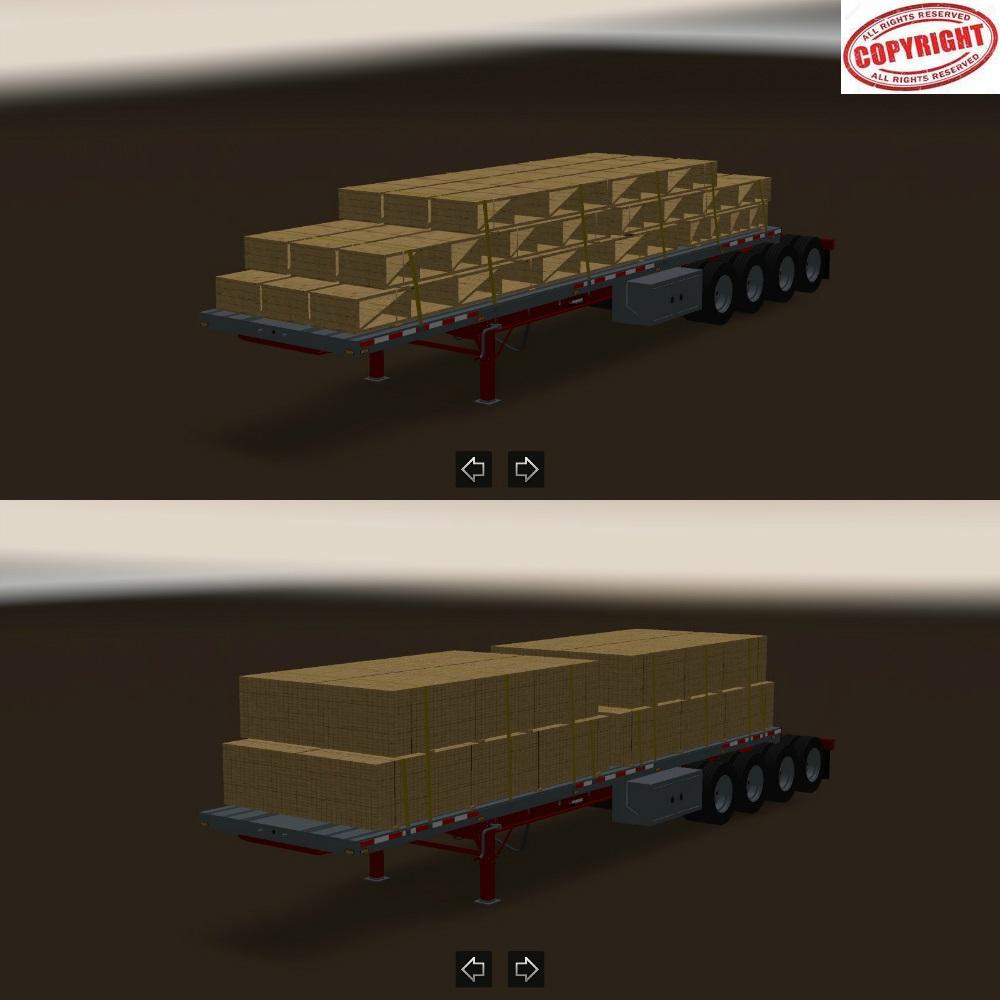 Trailer Manac 4 axles v1.0 for ATS