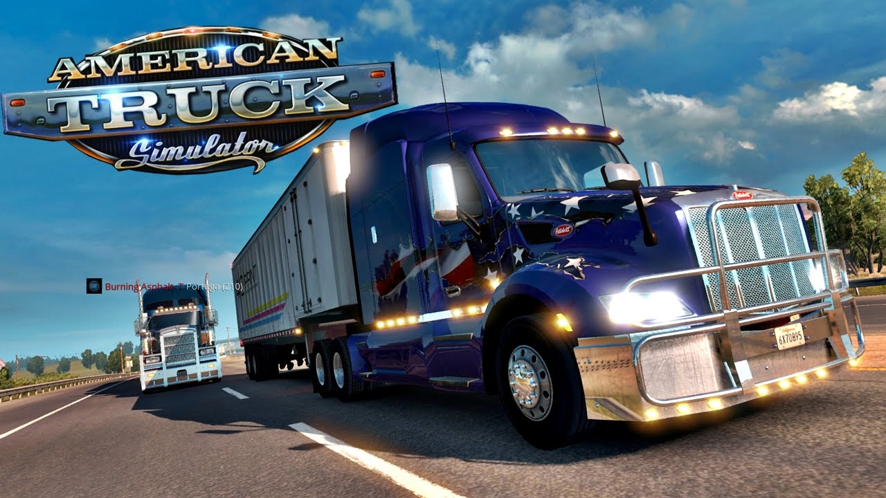 American Truck Simulator Multiplayer + Logitech G27