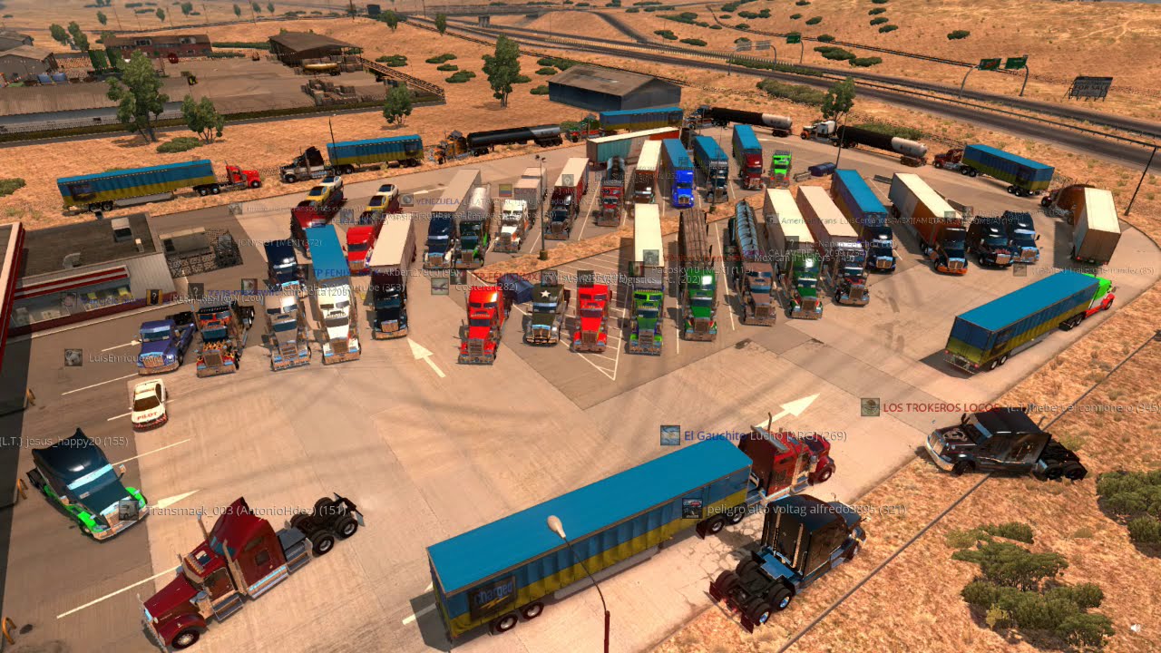 American Truck Simulator - Mega Convoy