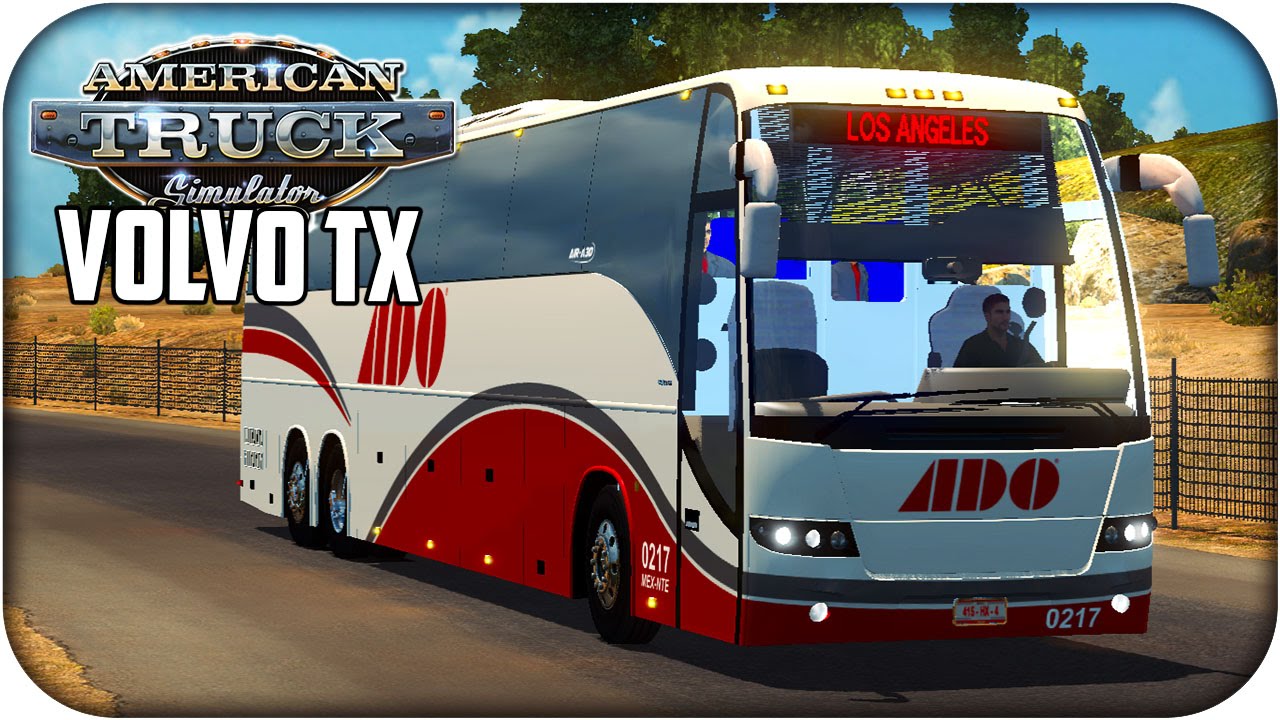 Volvo Tx + pasajeros Mod bus Mx for American Truck SImulator