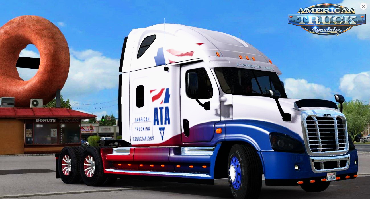 A.T.A skin for Freightliner Cascadia v1.0 by EviL