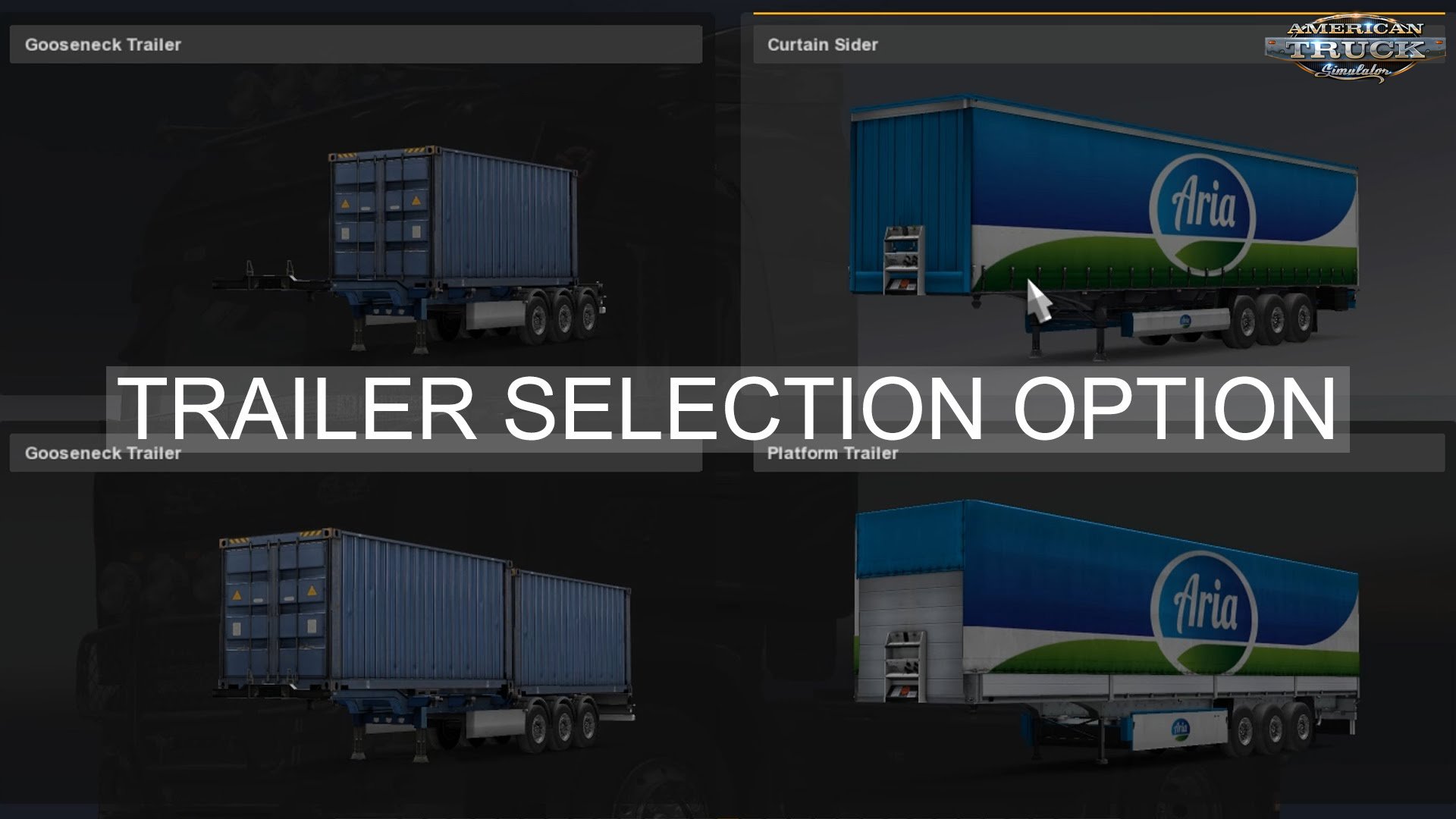 New trailer selection in ATS