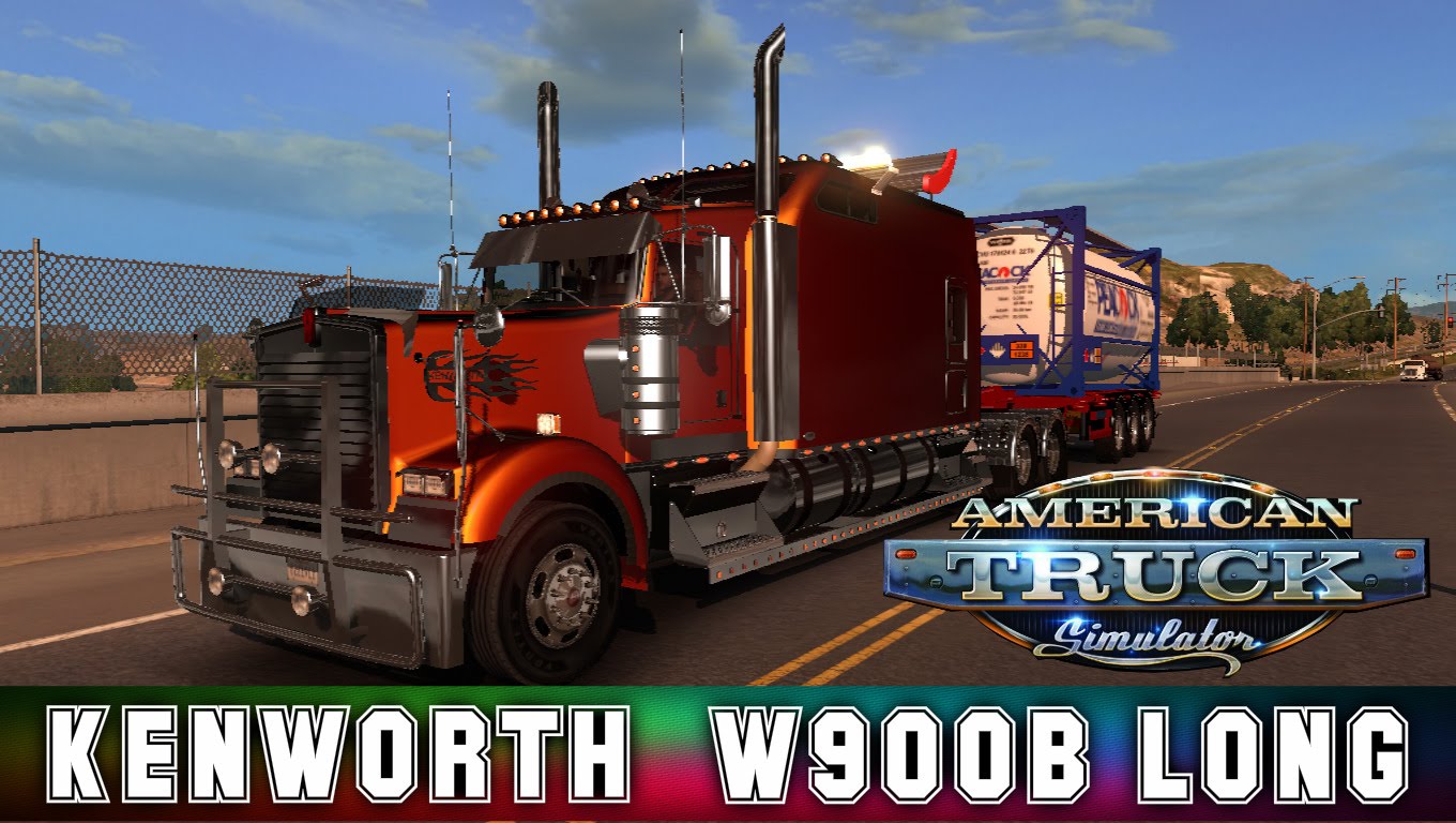 Kenworth W900B Long + Interior v1.3 (v1.4.x)