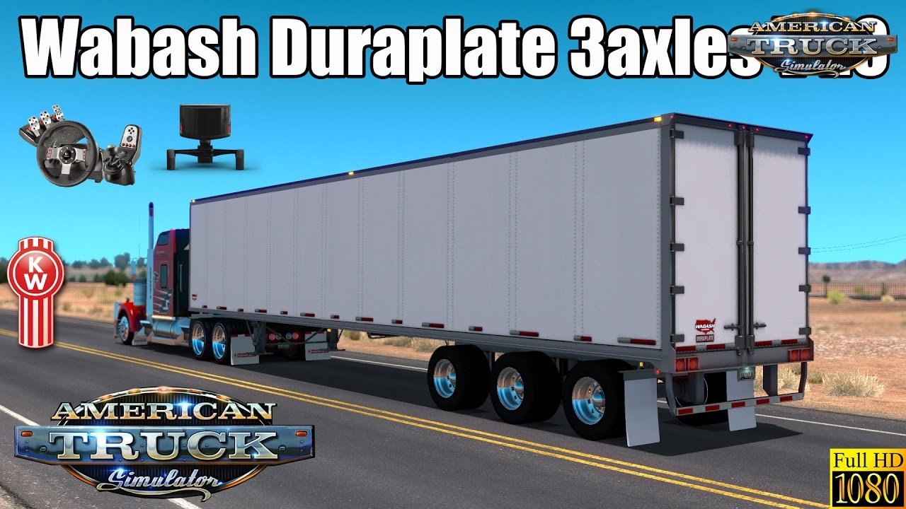 Trailer Wabash Duraplate 3axles v1.2 (v1.6.x)