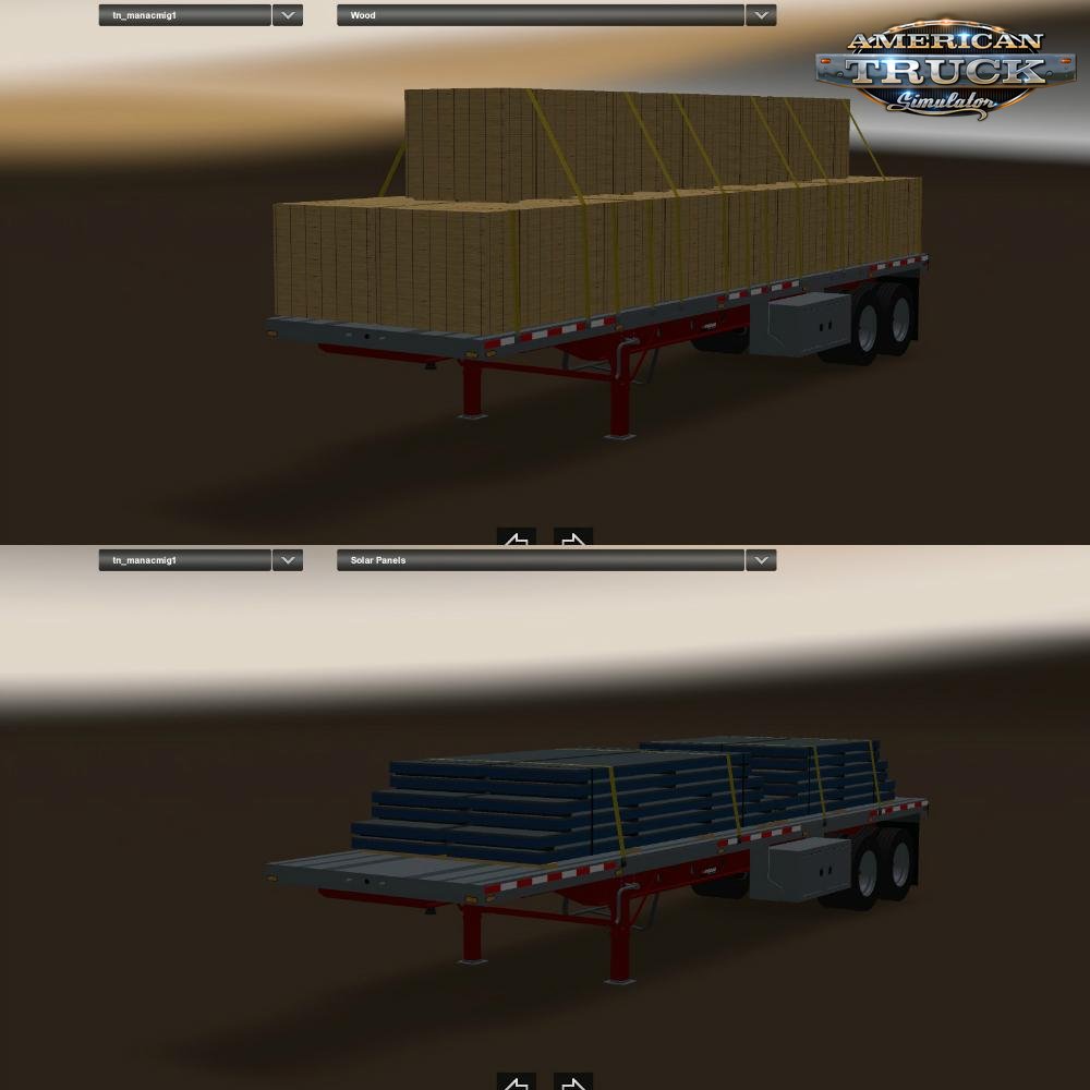 Manac 2 Axles Trailer for Ats