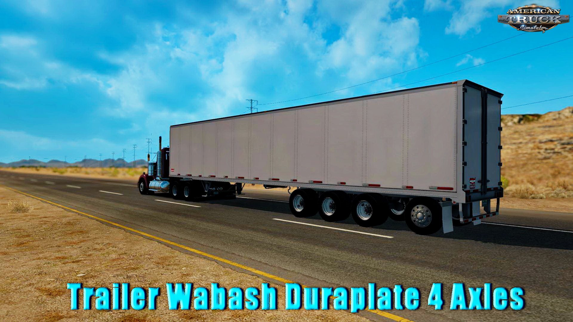 Trailer Wabash Duraplate 4 Axles v1.0 (v1.5.x)