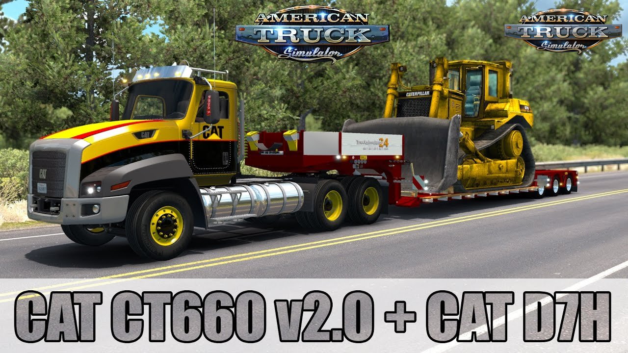 CAT CT660 v2.0 - American Truck Simulator