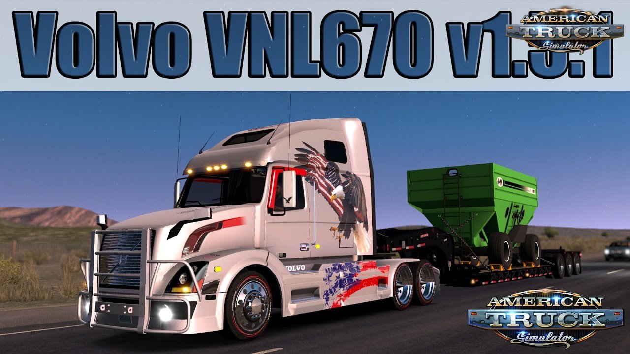 Volvo VNL670 v1.5.1 by Aradeth - American Truck Simulator