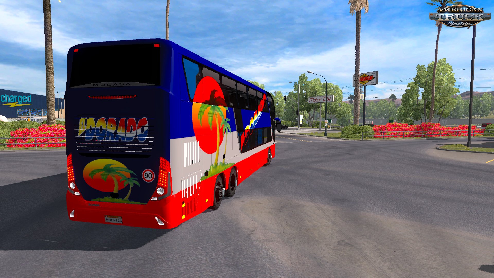 Bus Scania 6×2 Modasa Edition + Interior v1.0 (v1.5.x)