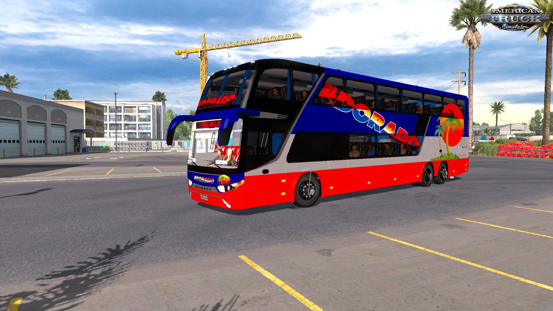 Bus Scania 6×2 Modasa Edition + Interior v1.0 (v1.5.x)