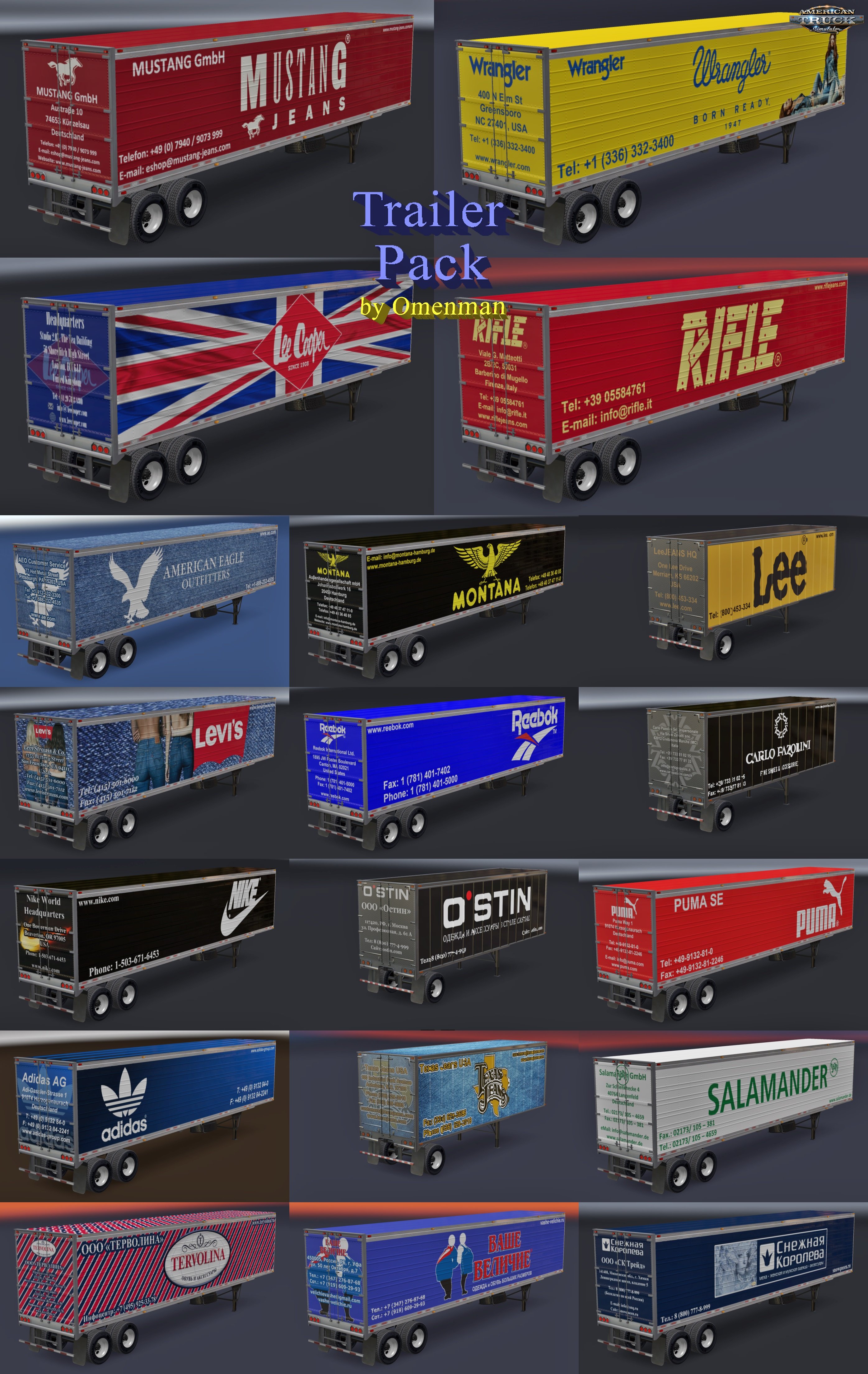 Trailer Pack Clothing v 1.0 for Ats