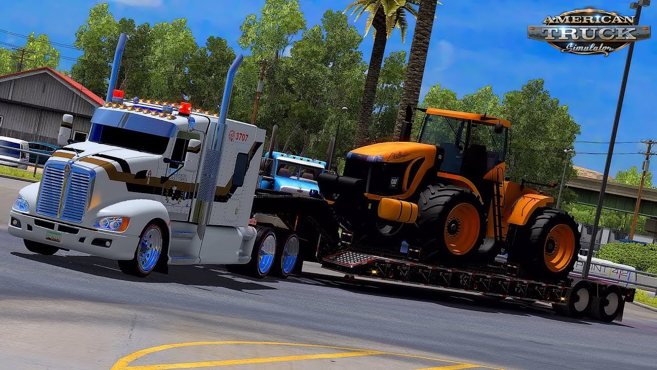 Kenworth t660 v1.5 + Heavy Tractor Trailer - American Truck Simulator