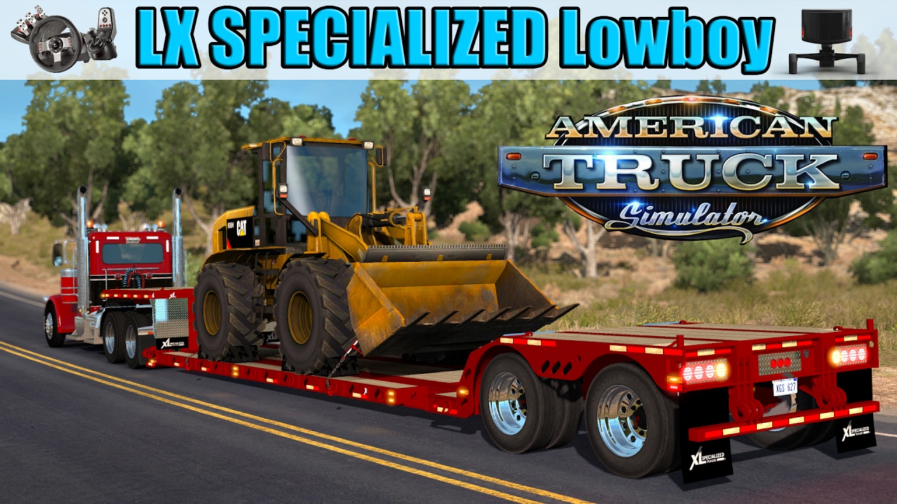 Trailer LX SPECIALIZED Lowboy - American Truck Simulator