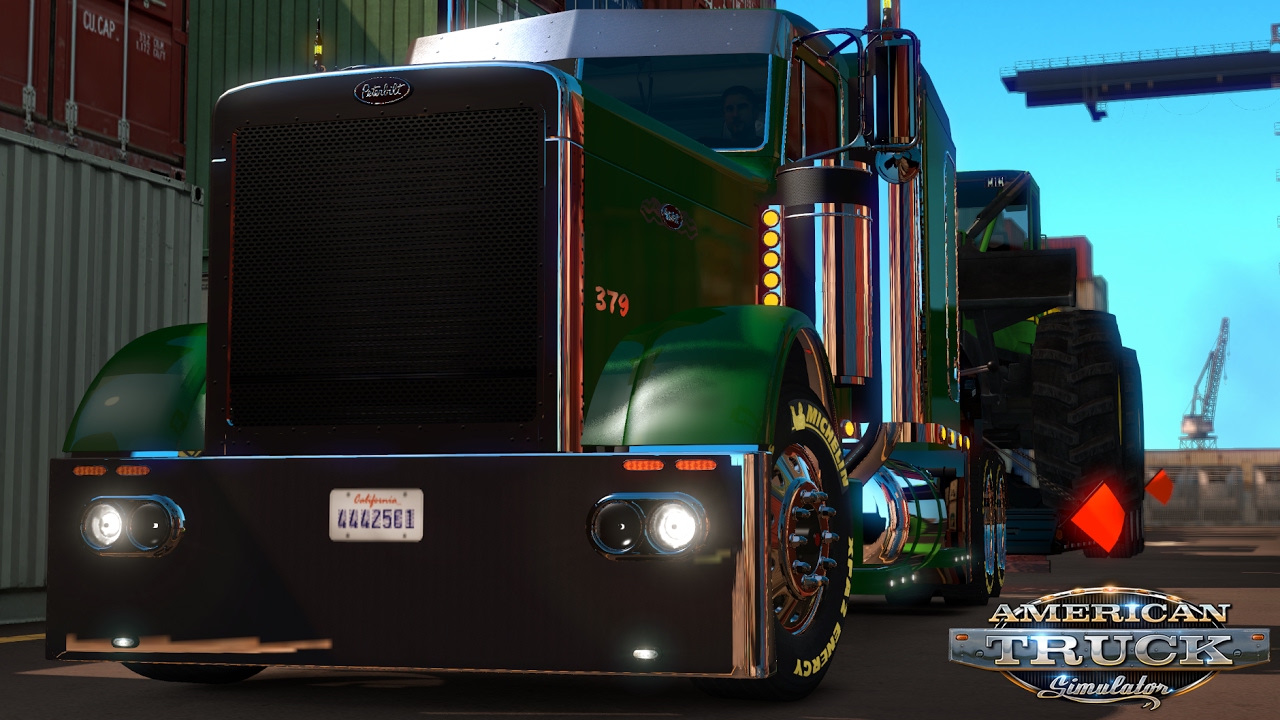 Peterbilt 379 + Trailer Fontaine Magnitude - Fresno to Oakland - American Truck Simulator