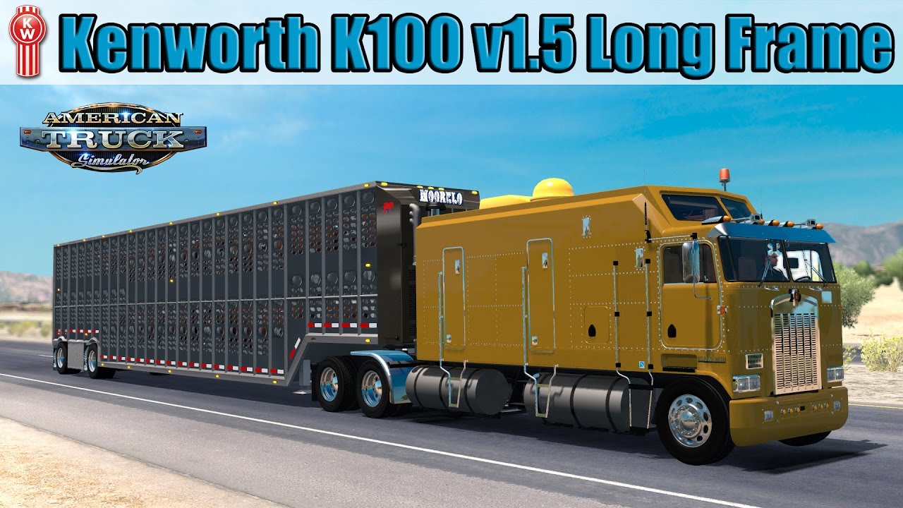 Kenworth K100 v1.5 Long Truck - American Truck Simulator