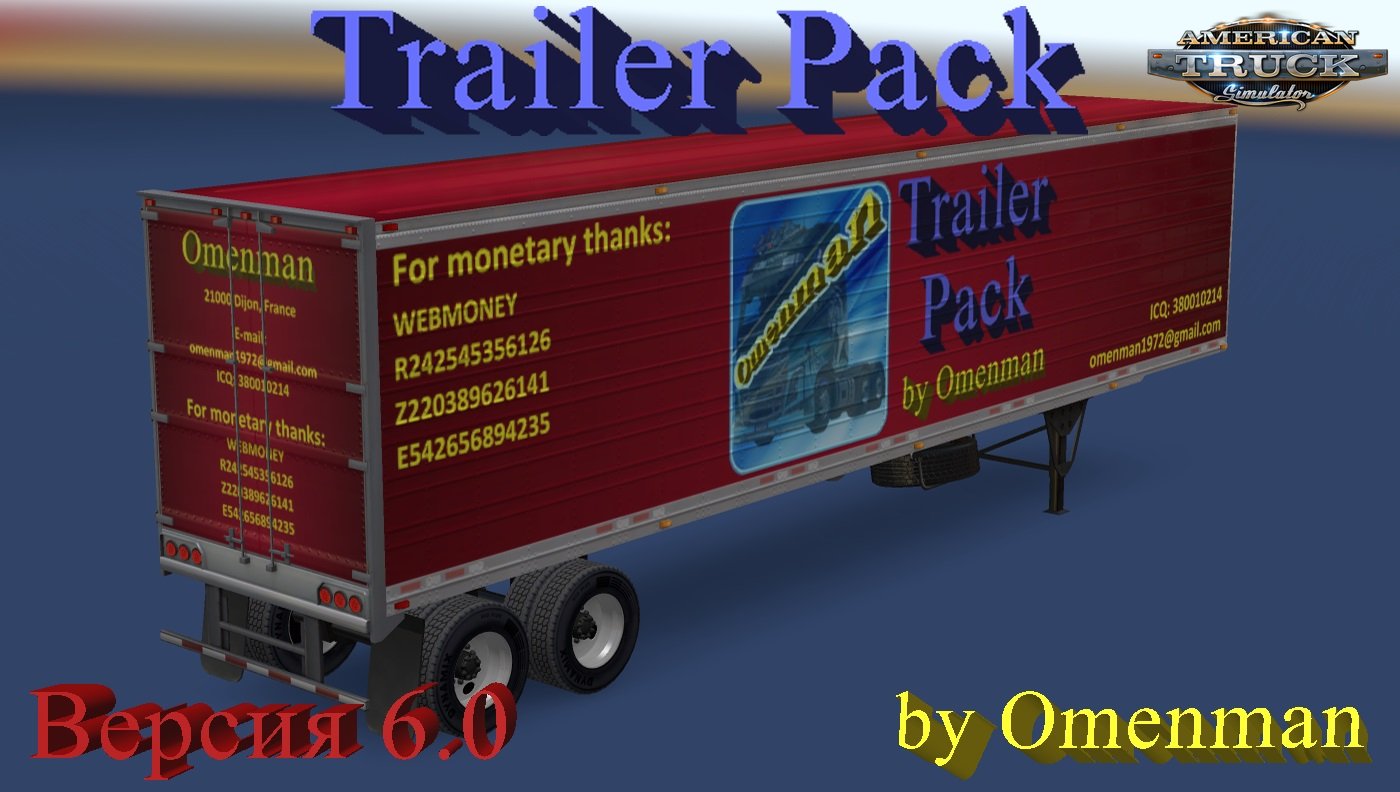 Trailer Pack v6.0 by Omenman for Ats