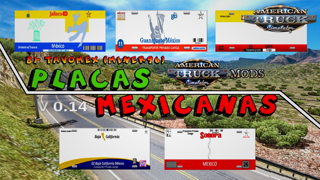 Mexican plates v0.14 (Beta Version) (v1.6.x)