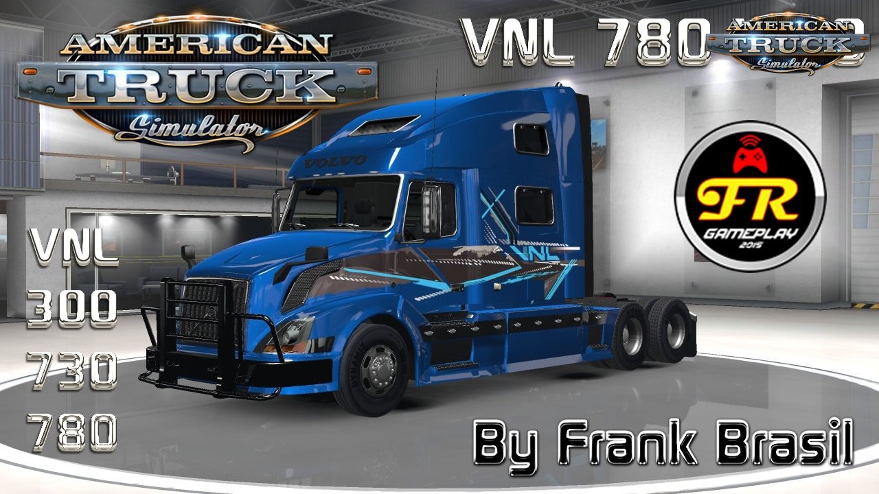 Volvo VNL 780 Truck Shop v3.0 by Frank Brasil [1.6.x]