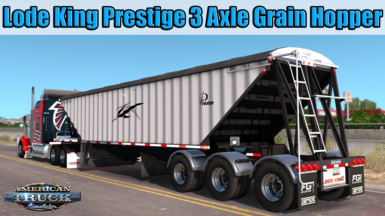 Trailer Lode King Prestige 3 Axle Grain Hopper - American Truck Simulator