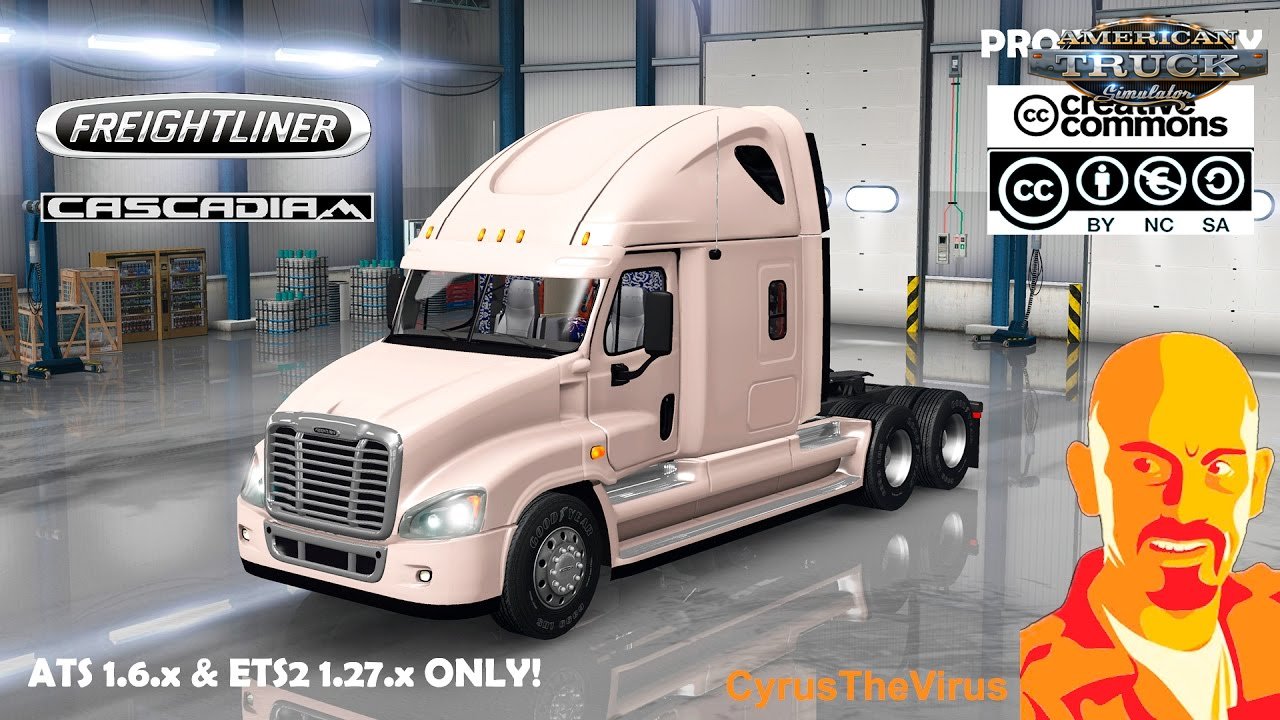 Freightliner Cascadia v1.0 by CyrusTheVirus (1.28.x)