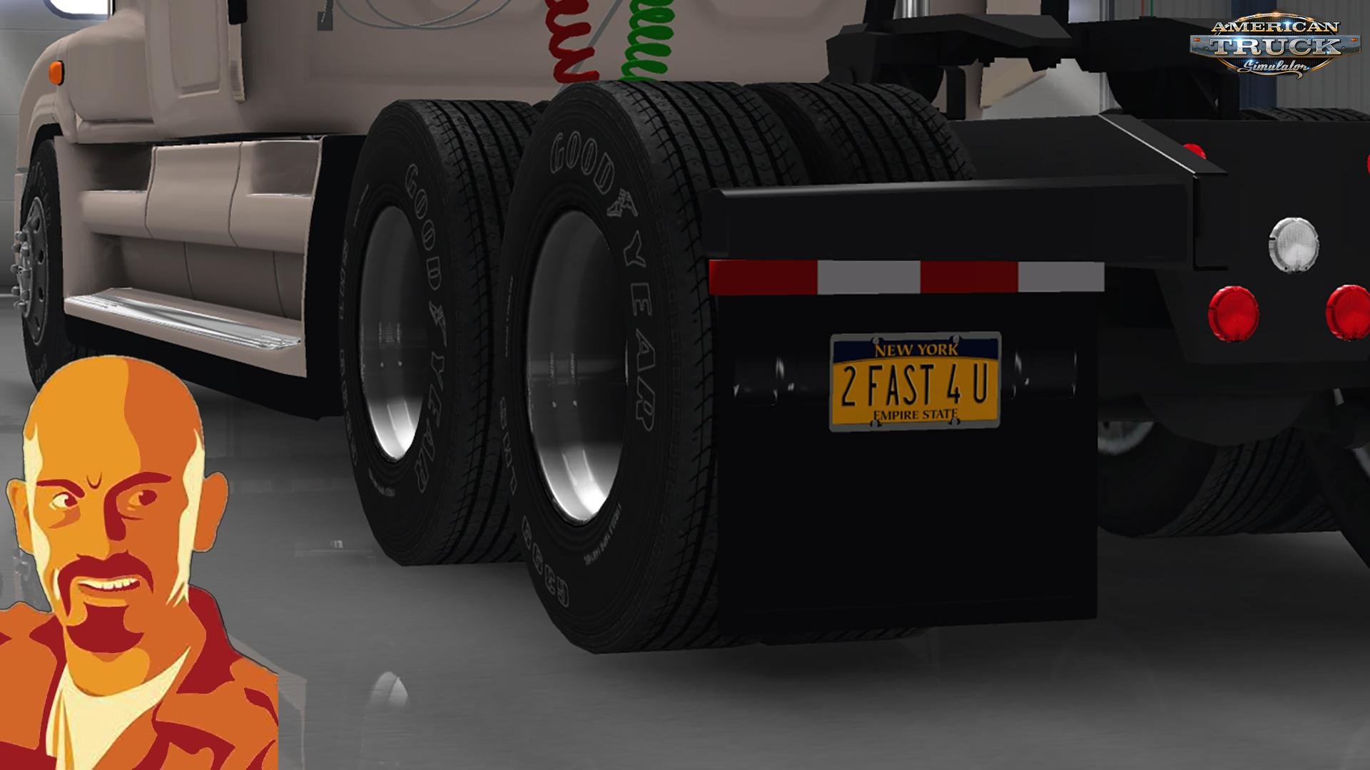 Freightliner Cascadia Custom Plate for Ets2 & Ats