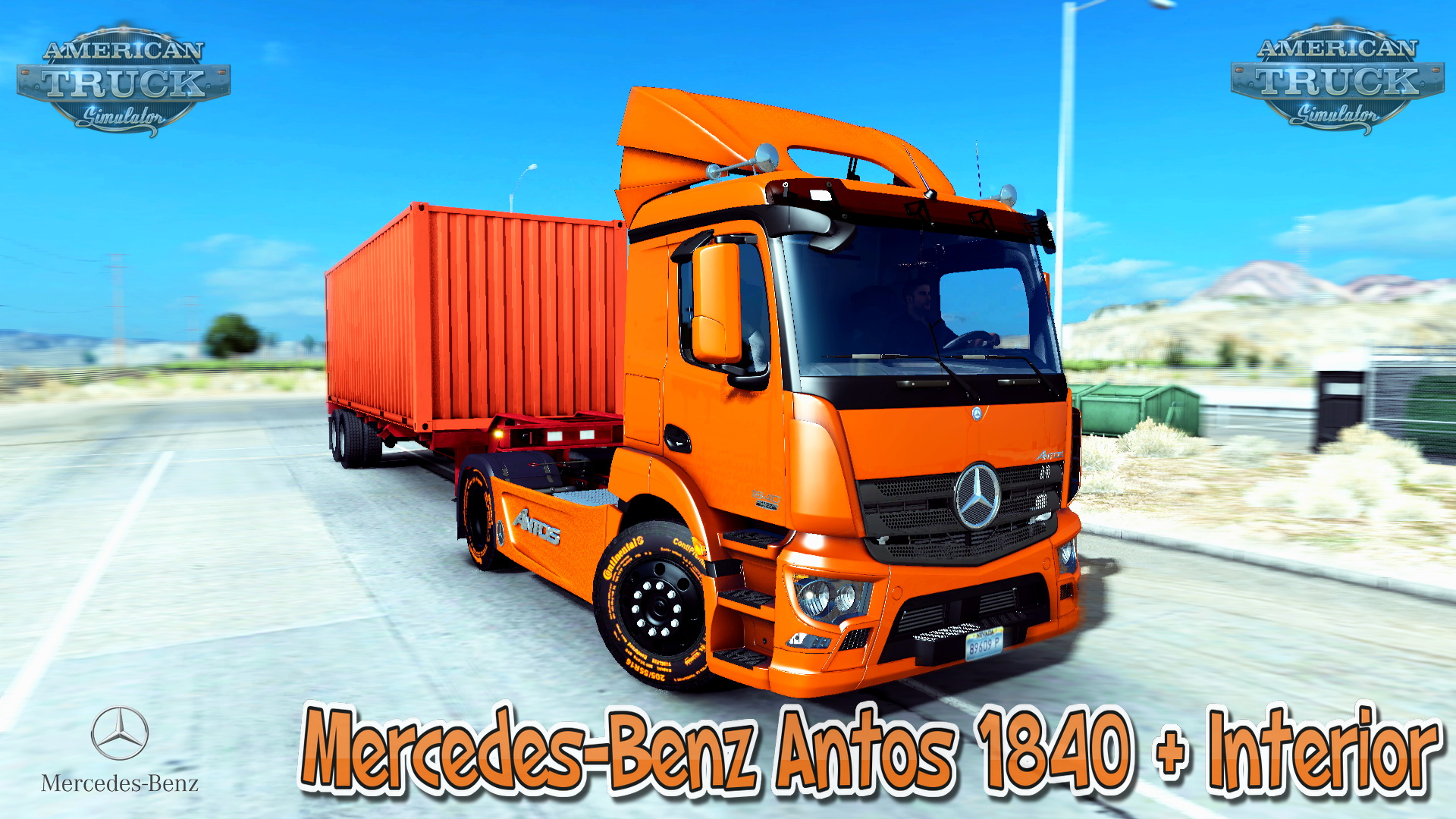 Mercedes-Benz Antos 1840 + Interior (v1.6.x) - American Truck Simulator