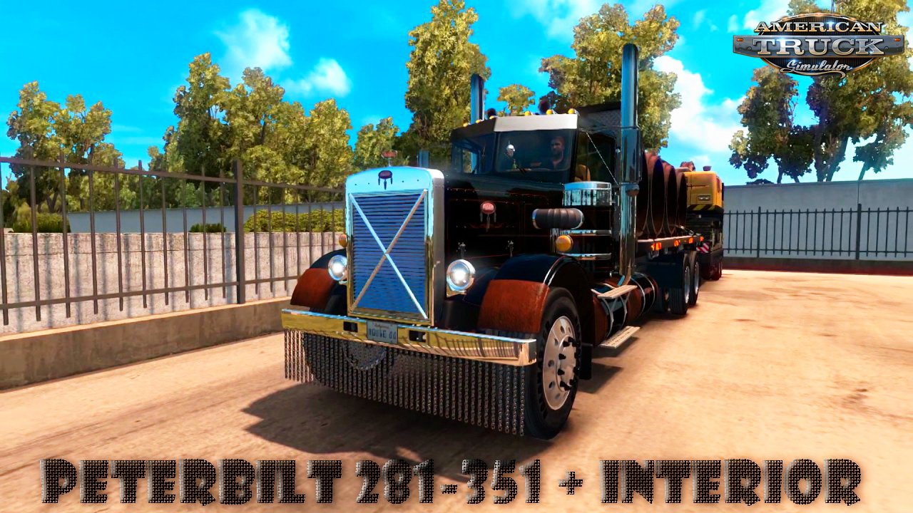 Peterbilt 281-351 + Interior + Trailers v2.0 by mo3Del Truck Game (v1.6.x)