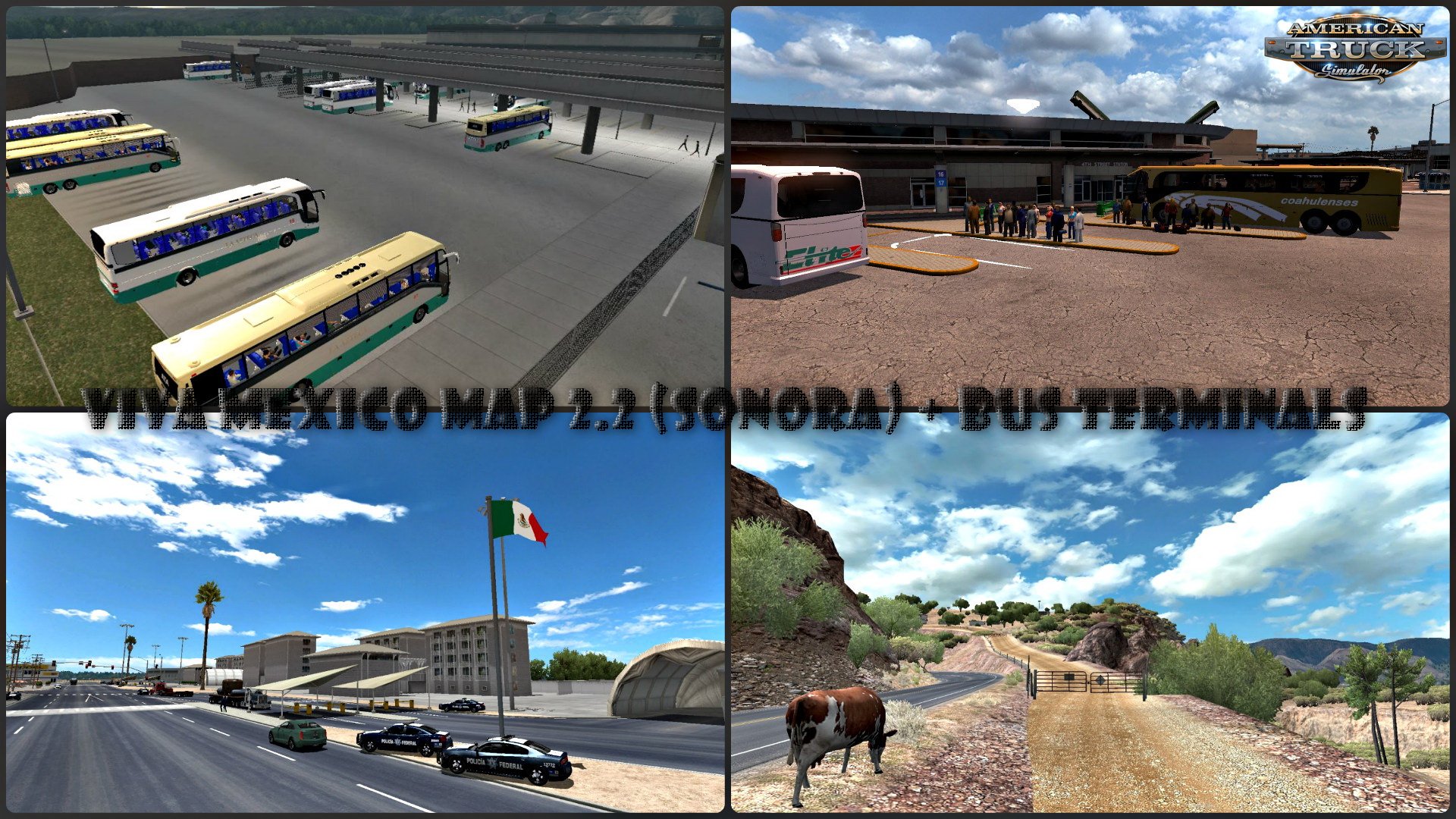 Viva Mexico Map 2.2 (Sonora) + Bus Terminals (v1.6.x)